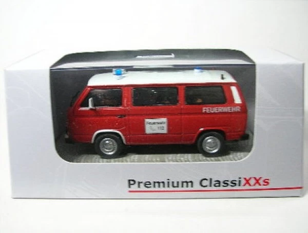 VW T 3B Bus Pompiere In OVP 1:43 Premium ClassiXXs - Immagine 1 di 1