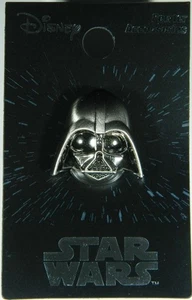 Classic Star Wars Darth Vader Helmet 3D Image Pewter Metal Pin NEW UNUSED - Picture 1 of 1