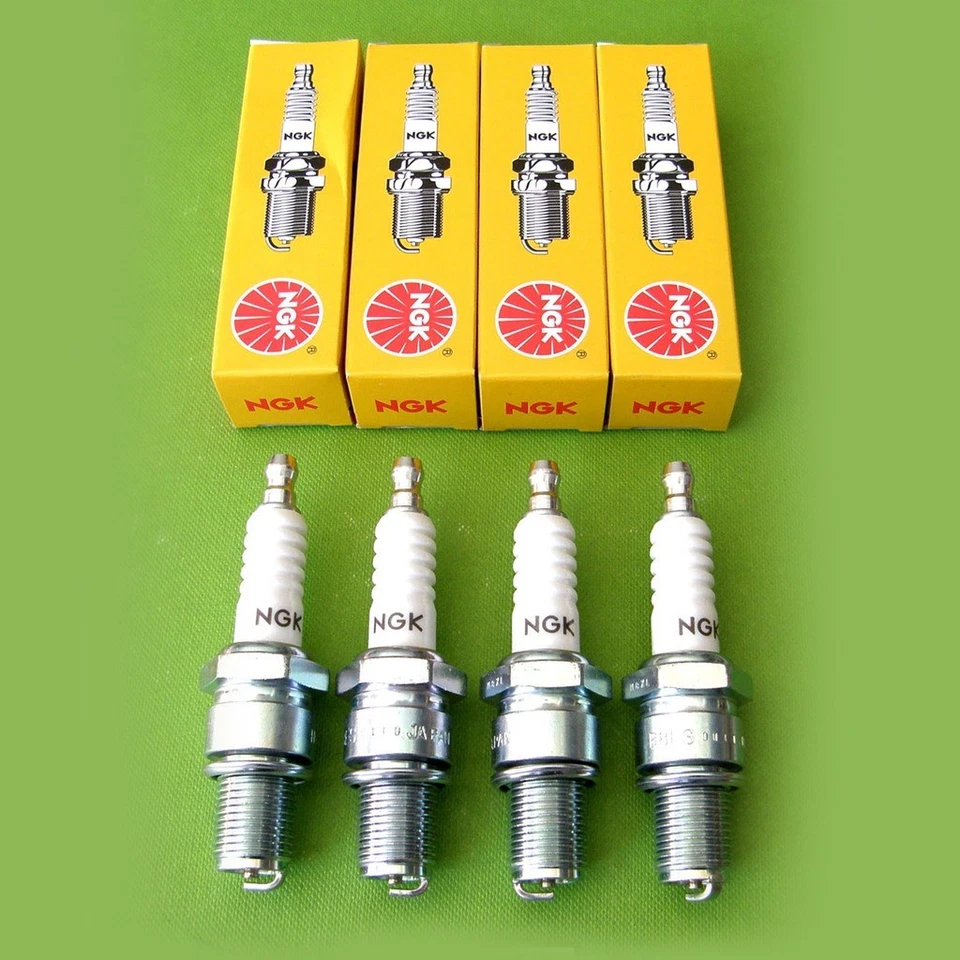 4 spark plugs NGK BR8ES b8es Kawasaki z1 kz1000 kz750 kz900 kz1100 zx1100 gpz kz - Image 1 of 1