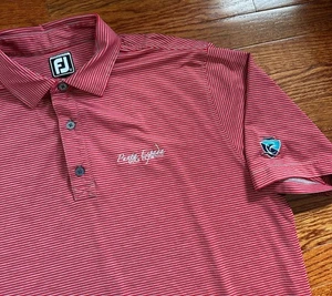 FootJoy Performance Golf Poloshirt Herren XL Punta Espada Golfschläger Athletic Fit - Bild 1 von 8