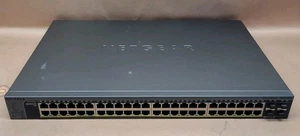 Netgear ProSafe GS752TP 48-Port Gigabit Smart Switch w/PoE and 4 SFP Ports - Picture 1 of 7