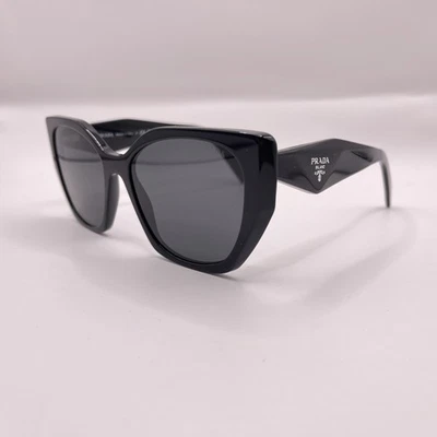 Gafas de sol Prada para mujer grandes Geometirc Butterfly borde completo SPR19Z negras Foto 1 de 4