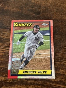 2025 Topps Series 2 - 1990 Topps Chrome Silver Pack Anthony Volpe #T90C130 - Bild 1 von 2