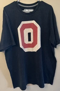Nike, Ohio State block O, black, 2XL distressed T-shirt - Picture 1 of 5