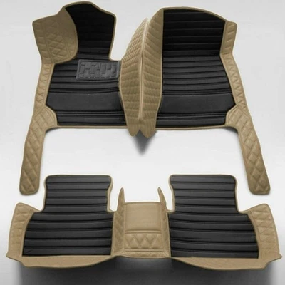 For Mercedes-Benz Car Floor Mats For AMG GT Waterproof Carpets Leather Pads 4-5 - Imagem 1 de 4