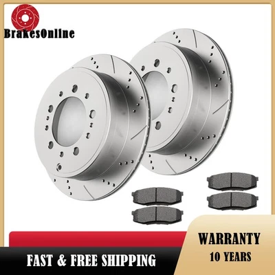 Pastillas de rotores de freno traseras para frenos de tundra Lexus Lx570 Toyota Sequoia Land Cruiser Foto 1 de 4