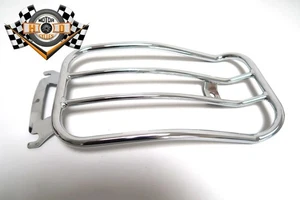 Harley Motherwell Gepäckträger Chrom Luggage Rack MWL-430-CH Touring Raod King - Picture 1 of 4