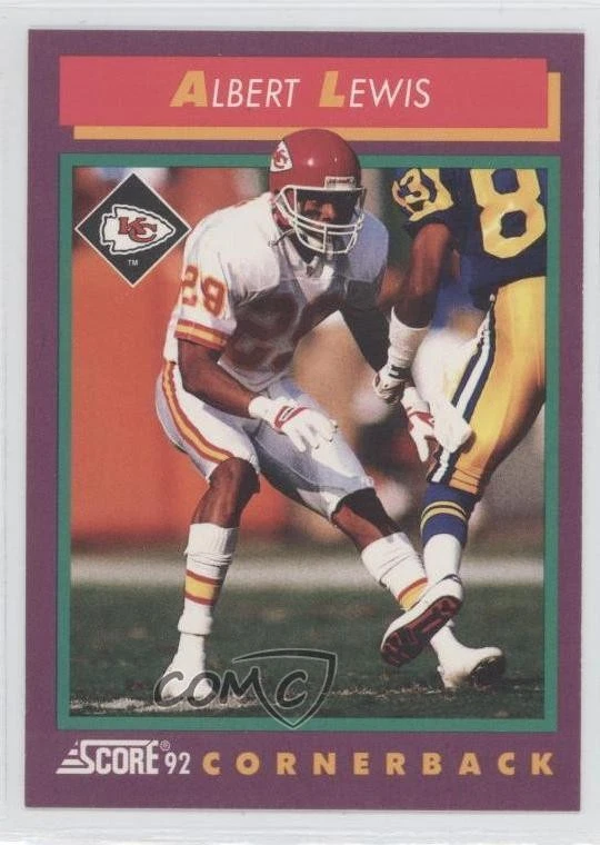 1992 Score Albert Lewis #117 - Image 1 of 2