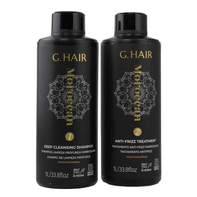 keratin Moroccan G.Hair Brazilian Kit Treatment & Shampoo or Treatment Only - Image 1 of 2