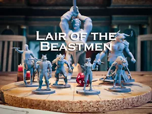 Lair of the Beastmen | Juego de inicio de 7 miniaturas - Minis de mesa DnD D&D 28 mm - Imagen 1 de 10