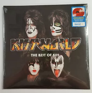 Kiss Kissworld 12" 2LP exklusiv rot mit gelben Spritzern Vinyl versiegelt neu Walmart - Bild 1 von 3