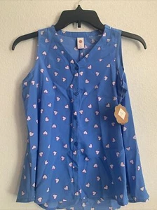 NUEVO CON ETIQUETAS Top Total Niña Sin Mangas Talla 14/16 Azul al por menor: $28 (MW-445 X2) - Imagen 1 de 6