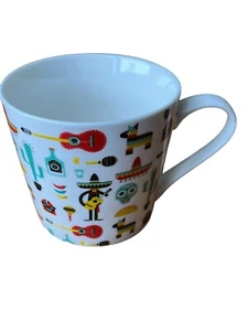Eco One Kaffee-/Teebecher 12 Unzen Latinx Sombrero Gitarre Maske Kaktus - Bild 1 von 5