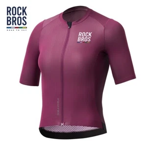 【ROAD TO SKY】ROCKBROS Summer Cycling Sport Jersey Wear Short Sleeve Breathable - Picture 1 of 11