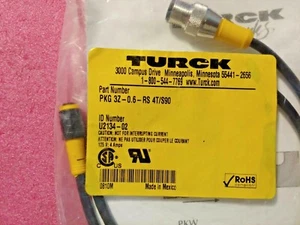 Cavo Turck PKG 3Z-0.6-RS 4T/S90 ID numero U2134-02 - Foto 1 di 3