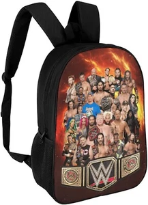 Casual Backpack 3D Print Backpacks Fashion Travel Bag Black - Picture 1 of 4