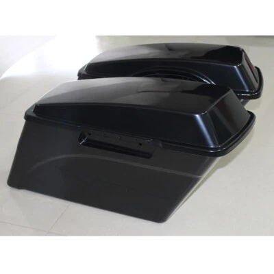 Hard Saddlebags Saddle bags Fit for Harley Touring Road King Electra Glide 94-13 - Image 1 of 4