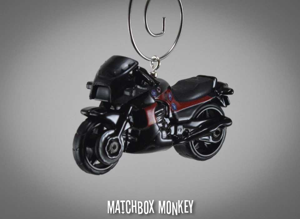 Top Gun Maverick's Kawasaki Ninja GPZ 900R Motorcycle Christmas Ornament 1/64 - Image 1 of 4