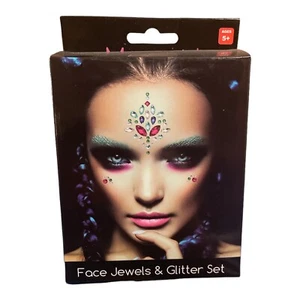 Face Jewels and Glitter Set - Mermaid - Complete Sets - Fancy Dress - Picture 1 of 1