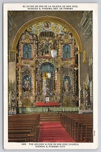 Goldener Altar San Jose Kirche Panama Stadt, Panama Postkarte - Bild 1 von 2