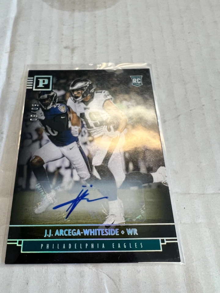 J.J. Arcega-Whiteside 2019 Panini Chronicles Panini Rookie Auto #P10 #50/50 NrMt - Image 1 of 1