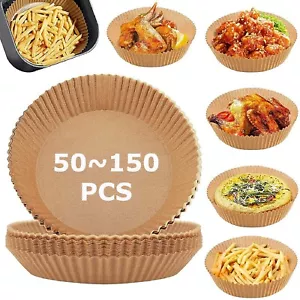 Air Fryer Liners, 100 pcs Disposable Paper Liner for Baking Roasting Microwave - Picture 1 of 9
