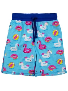 George Herren Pool Party Flamingo Einhorn Floatie French Terry Lounge Shorts - Bild 1 von 1