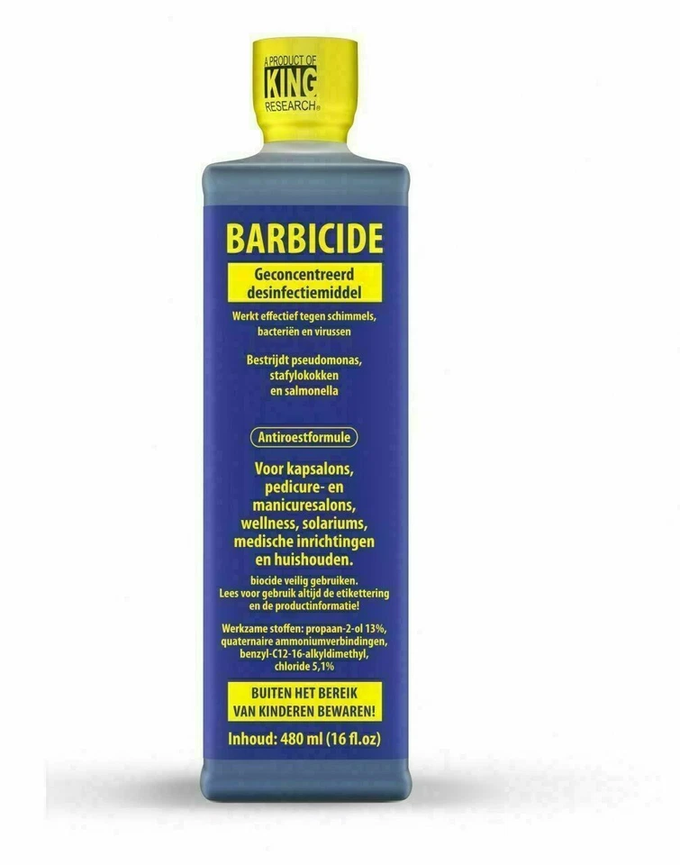 Barbicide Disinfectant Concentrate Solution Anti Rust Formula Germicidal 473mL