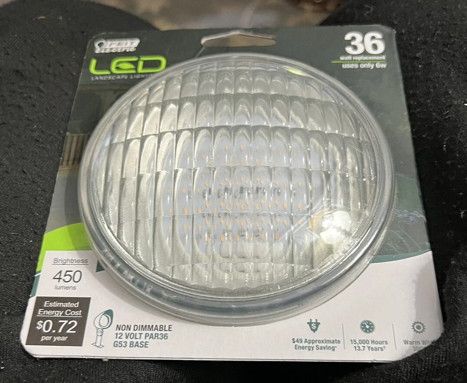 Bombilla de inundación LED Feit eléctrica G53Base nuevo paquete de 3 Foto 1 de 1