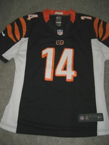 Boys Large Nike on Field jersey NFL 14-16 Andy Dalton 14 Cincinnati Bengals blk - Picture 1 of 2