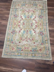 SET OF 100% VIRGIN WOOL FACE RUGS MADE IN INDIA - Picture 1 of 9