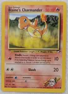2000 Blaine's Charmander #61 Gym Heroes Regular Pokemon Card Common Excellent - Picture 1 of 7