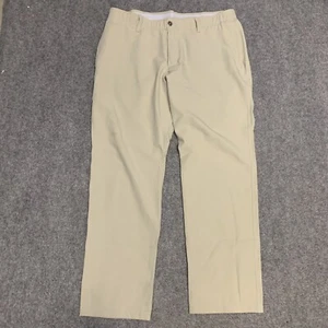 Under Armour Chino Pants Mens 38x30 Gripper Waist Straight Stretch Golf - Picture 1 of 13