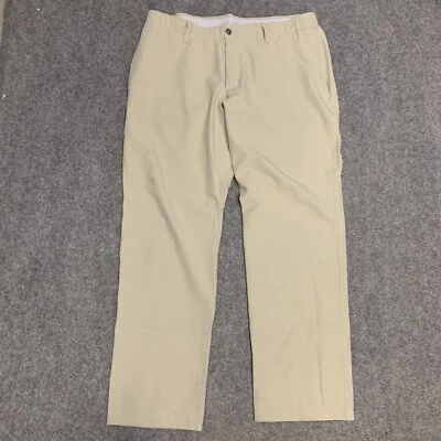 Under Armour Chino Pants Mens 38x30 Gripper Waist Straight Stretch Golf - Image 1 of 4