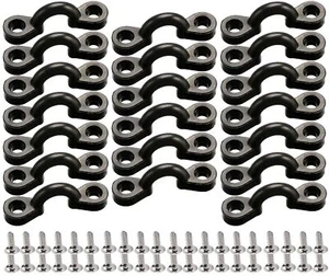 Kayak Pad Eye Kit Nylon Padeye Kayak Tie Down Loops Deck Rigging Kit Nylon Bu... - Picture 1 of 4