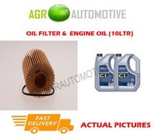 PETROL OIL FILTER + C1 5W30 ENGINE OIL FOR LEXUS IS 250 2.5 208 BHP 2013-