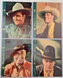 4 1937 DIXIE LID PREMIUMS Gene Autry Charles Starett Bill Boyd Johnny Mack Brown - Picture 1 of 7