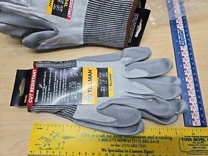 12 Pair Tillman Cut Resistant Polyurethane Coated Gloves A3 Cut Level Large 964L - Picture 1 of 8