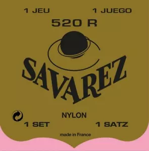 Savarez 520R Red Card Set Traditional Classical strings, High tension - Picture 1 of 2