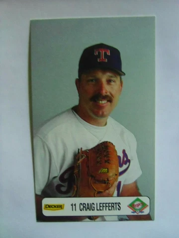 1993-94-TEXAS RANGERS-11-Graig Lefferts-POSTCARD Cover