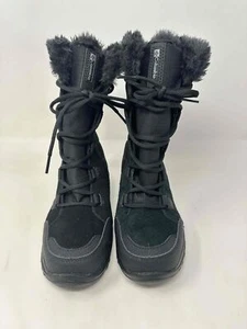 Columbia Wildleder Schneestiefel Ice Maiden Kunstfell Schnürung Gr. 6 Mobwife Winter NEU - Bild 1 von 13