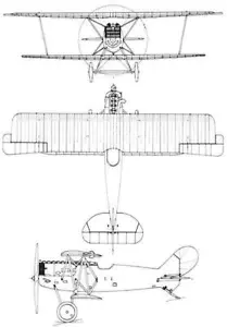 Pfalz D XV - Blueprint Magnet - Picture 1 of 5