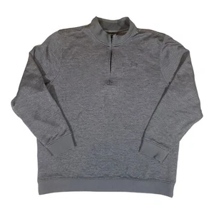 NEU Under Armour ColdGear gestreifter Pullover mit teilweisem Reißverschluss Herren 2XL - Bild 1 von 6