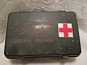 Vintage~First Aid Kit~General Purpose~Plastic Case~6545-00-922-1200 - Picture 1 of 12