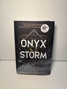 Onyx Storm – Rebecca Yarros – Empyrean Series Book 3 – Hardcover – NEW Sealed - Picture 1 of 3