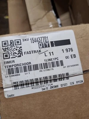 Temporizador lavavajillas Frigidaire PARTE # 154437701 Foto 1 de 3