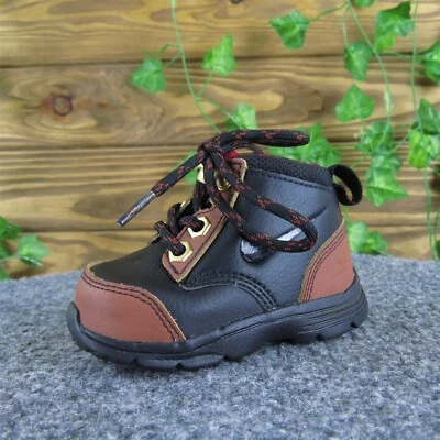 Nike Boys Bootie ACG Sz T 3.5 Medium Black Synthetic Lace Up - Image 1 of 4