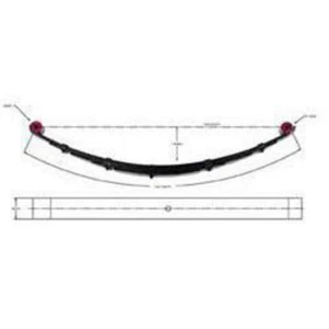 Pro Comp Suspension 51212 Leaf Spring Fits 76-86 CJ5 CJ7 - Picture 1 of 3