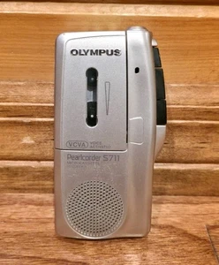 Olympus Pearlcorder S711 Microcassette Grabadora de Voz Portátil Dictáfono ¡FUNCIONA! - Imagen 1 de 11