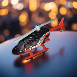 Hot Wheels Propper Chopper #68 HWPD Police Helicopter 2015 Mattel 1:64 B19 - Picture 1 of 7